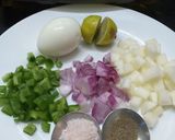 A picture of step 1 of Healthy Egg Salad.
