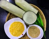 Hình bước làm 5 của món Sữa hạt đậu xanh mè rang cực chuẩn thơm cho bé & ăn chay