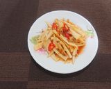 桂竹筍炒辣豆瓣(簡單料理)的食譜步驟5照片
