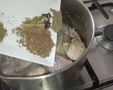 A picture of step 2 of White Chicken Qorma Restaurant style recipe !.
