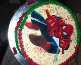 A picture of step 11 of Plain sponge cake and decoration.