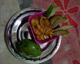 A picture of step 6 of Khatti methi chutney.