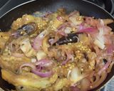 Foto del paso 2 de la receta: Wrap🌯de berenjenas tatemadas🌮, carne de cerdo🍖 y aderezo de yogur🍆🥙🥩