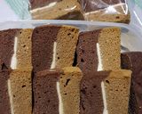 Foto langkah ke 7 dari resep Bolu kukus putih telur mocca coklat keto.