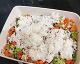 Foto langkah ke 3 dari resep Telur Gulung Nasi.