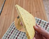 Foto del paso 6 de la receta: Fainá bien sabrosa, nutritiva en versión muy práctica 😋 Farinata bio 🫒 dedicada a Uruguay 🇺🇾♥️