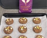 A picture of step 13 of 🍪 Healthy Dark Chocolate Ragi Mixed Nut Cookies 🍪.