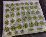 Hình bước làm 1 của món Matcha cookies