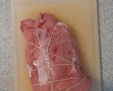 A picture of step 2 of Vitello Tonnato.
