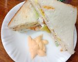 A picture of step 4 of Chicken egg Mayonnaise sandwich.