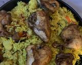 صورة لخطوة 7 من وصفة مقلوبة 🍗🥔🍆🍅🍚