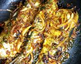 A picture of step 7 of Spicy grilled mackerel fish.
