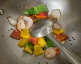 A picture of step 11 of Biryani dal makhani raita platter.