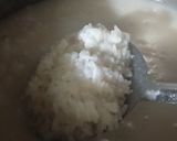 A picture of step 5 of Klarri baatt(buttermilk rice).
