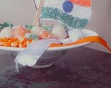 A picture of step 3 of Coconut laddu.