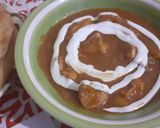 A picture of step 1 of Malai chicken handi.