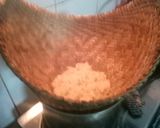 Hình bước làm 3 của món Xôi nếp đậu xanh