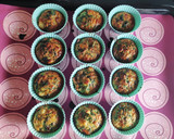 Foto del paso 6 de la receta: Muffins de setas, gambas y espinacas