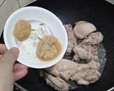 A picture of step 1 of Milky karahi.