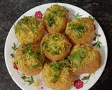 A picture of step 2 of Masala poori.