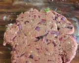 A picture of step 2 of Beetroot thalipeeth.