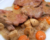 Foto del paso 9 de la receta: Fricasé de pavo con champiñones