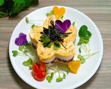Hình bước làm 5 của món Cơm 3 tầng cho bé yêu