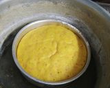 A picture of step 6 of Khaman dhokla.