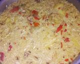 A picture of step 5 of Jollof Rice.