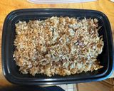 A picture of step 3 of Leftover Adobo Chicken Legs Fried Rice.