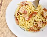 Hình bước làm 4 của món Mì Ý Sốt Bơ Kem