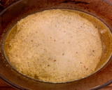 Foto del paso 12 de la receta: Mi bife de chorizo horneado en sidra, acompañado por su gravy y rodajas de manzana acaramelada