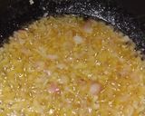 A picture of step 2 of Dal Makhni.