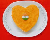 A picture of step 8 of Tricolor Rava Dhokla.