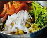 A picture of step 3 of Chole masala.