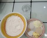 A picture of step 1 of Arabian Khubz with beef and potato soup.