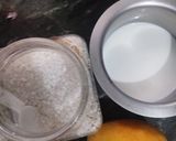 A picture of step 1 of Mango milkshake.