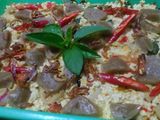 Pepes tahu jamur+bakso♡
