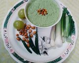 A picture of step 4 of Amla Spring Onion Dip.