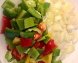 A picture of step 1 of Bell Pepper Onion Masala.