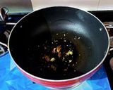 A picture of step 3 of Smoky Kadai Mushroom 🍄🍄.