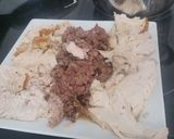 A picture of step 18 of Roast turkey with sweet chestnut, cranberry and port stuffing.