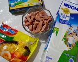 Foto langkah ke 1 dari resep Indomie kuah susu a.k.a Carbonara.