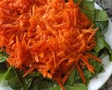 Foto del paso 2 de la receta: Ensalada de espinacas, zanahoria y tomate