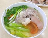 Hình bước làm 3 của món Bún dọc mùng