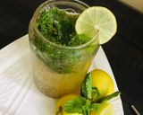 A picture of step 3 of Gondhoraj lemon mint mojito.