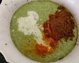 A picture of step 3 of Paneer Afghani.