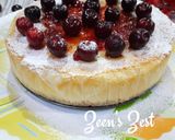 A picture of step 5 of Indian Cherry Cheesecake.