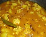 आलू सोयाबीन की सब्जी (aloo soyabeen ki sabzi recipe in Hindi) रेसिपी चरण 6 फोटो