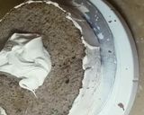 A picture of step 7 of Chocolate theme cake.